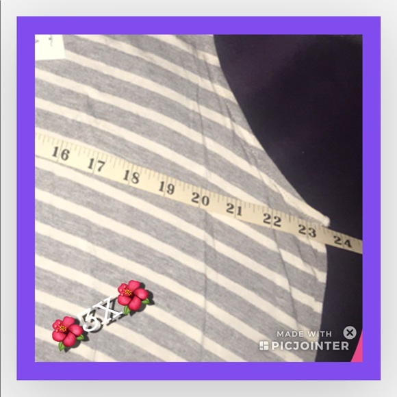 Summer Time Fresh and Flowy 🌟🌟2X ONLY🌸 striped contrast hem dress - Picture 4 of 6